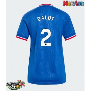 Manchester United Diogo Dalot #2 Vieraspaita Naisten 2026-27 Lyhythihainen